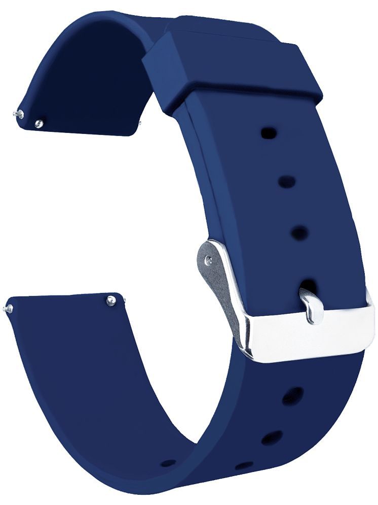     			ACM Watch Strap Silicone Belt 22mm compatible with Fastrack Styler Fs1 Pro Smartwatch Casual Classic Band Blue