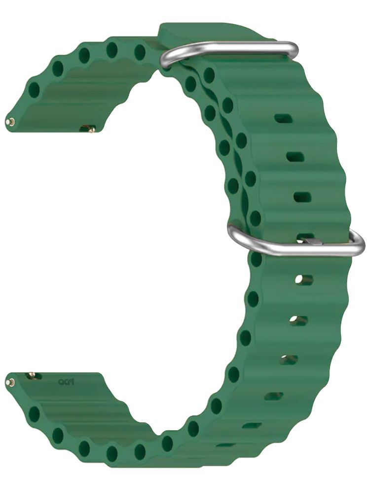     			ACM Watch Strap Silicone Smart Belt 22mm compatible with Timex Calling Ace Smartwatch Classic Band Turquoise Green