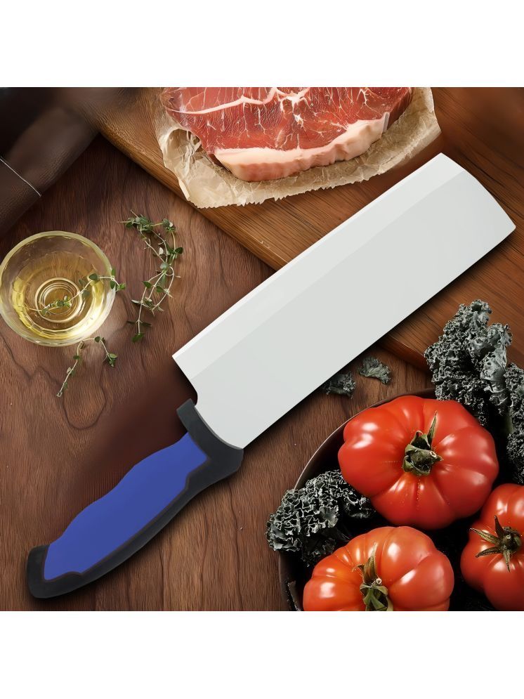     			ATARC Blue Stainless Steel Chef Knife Blade Length 17 cm ( Pack of 1 )