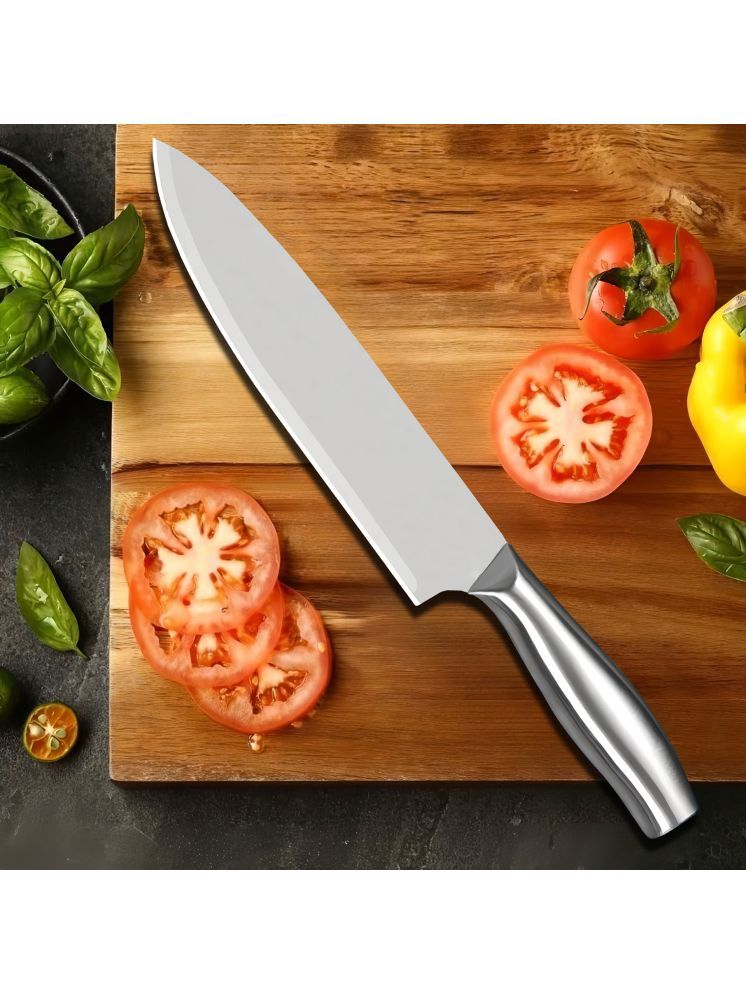     			ATARC Silver Stainless Steel Chef Knife Blade Length 21 cm ( Pack of 1 )