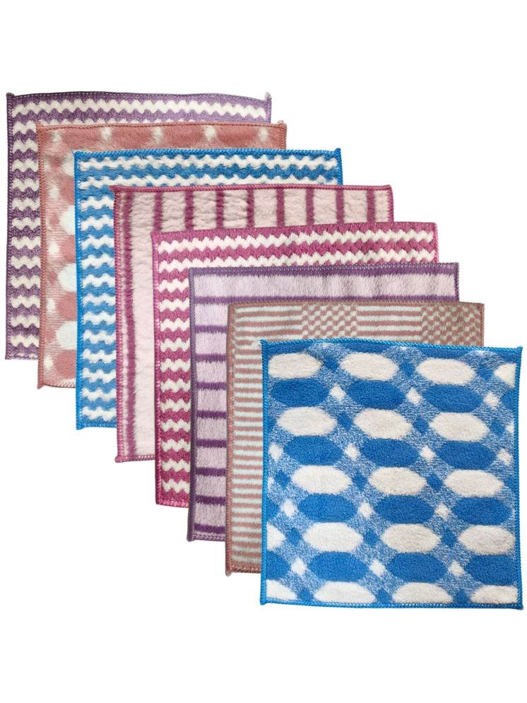     			KLEANSHINE Handkerchief for Kids School Combo Face Towels for Newborn Baby (25 x 25 CM) Pack of 8