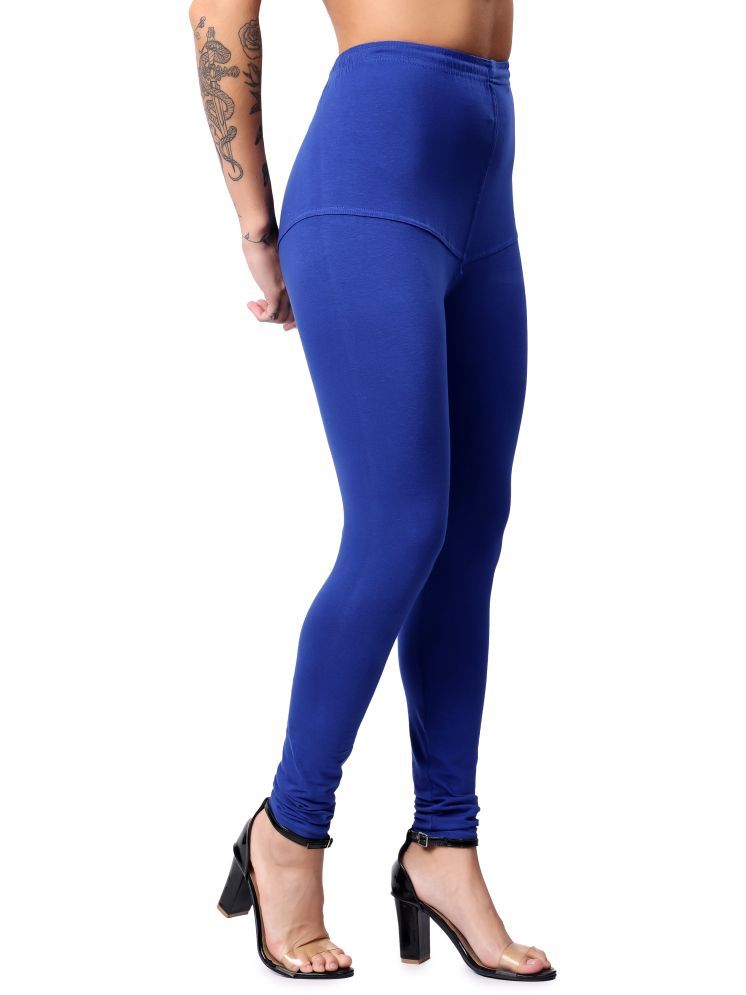     			Keviv Pack of 1 Cotton Women's Leggings ( Blue )