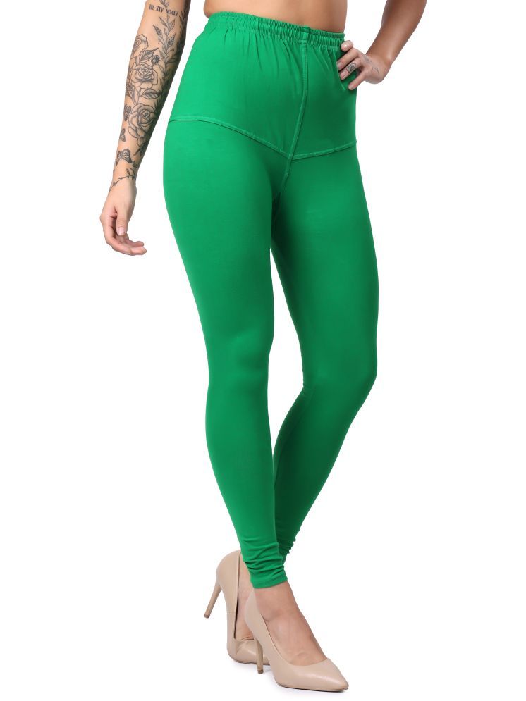     			Keviv Pack of 1 Cotton Women's Leggings ( Sea Green )