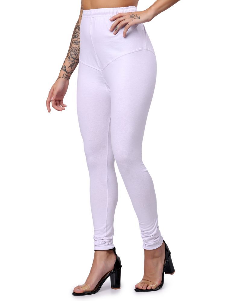     			Keviv Pack of 1 Cotton Women's Leggings ( White )