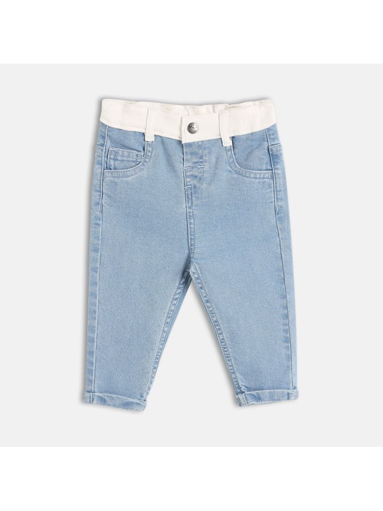     			MINI KLUB Pack of 1 Baby Boys Denim Jeans ( Light Blue )