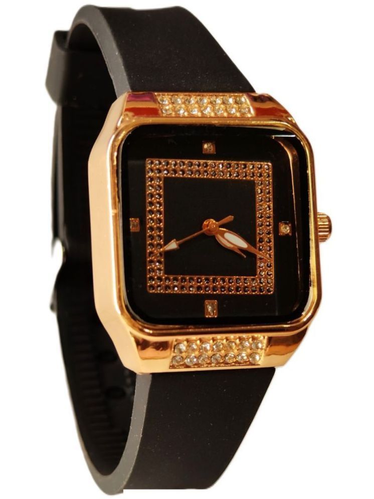     			Renaissance Traders Black PU Analog Womens Watch