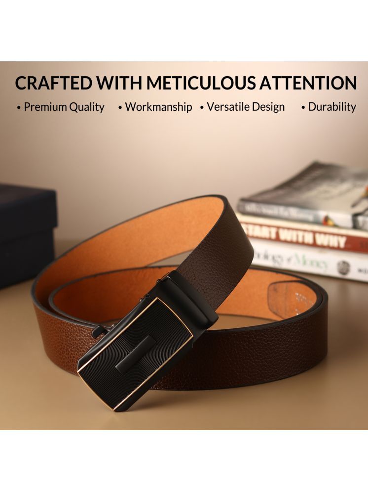     			WARCKS - Brown 100% Leather Men's Casual Belt ( Pack of 1 )