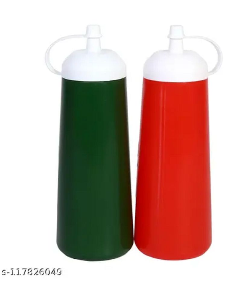     			WHITEIBIS Multicolour Plastic Water Bottle 250 mL ( 2 )