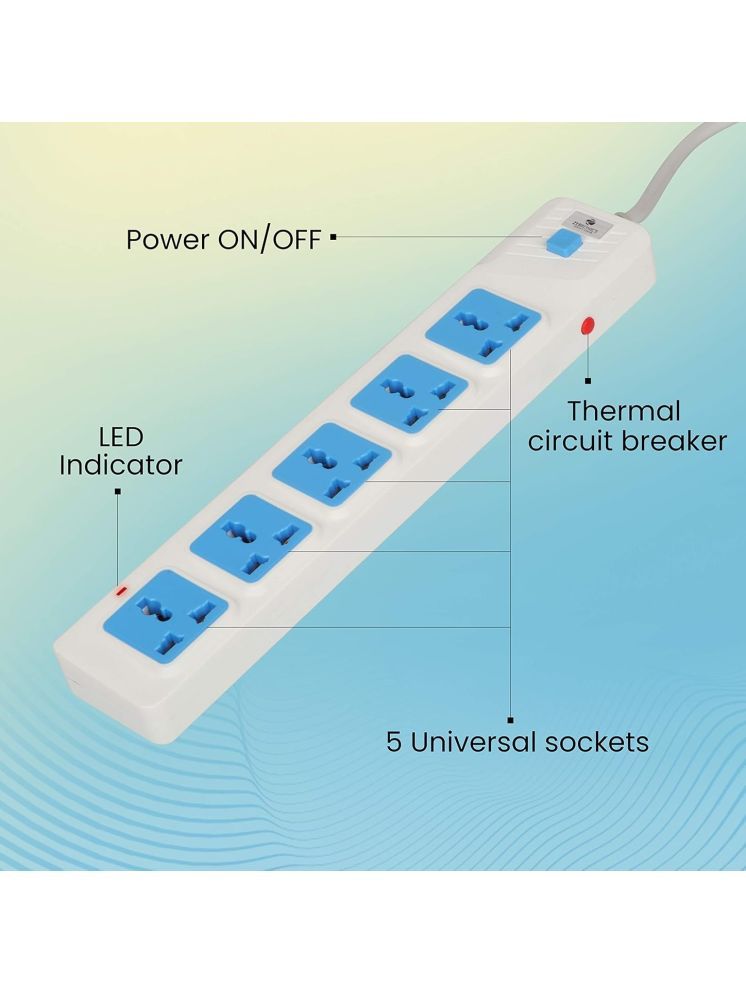     			Zebronics 5 Socket Extension Board