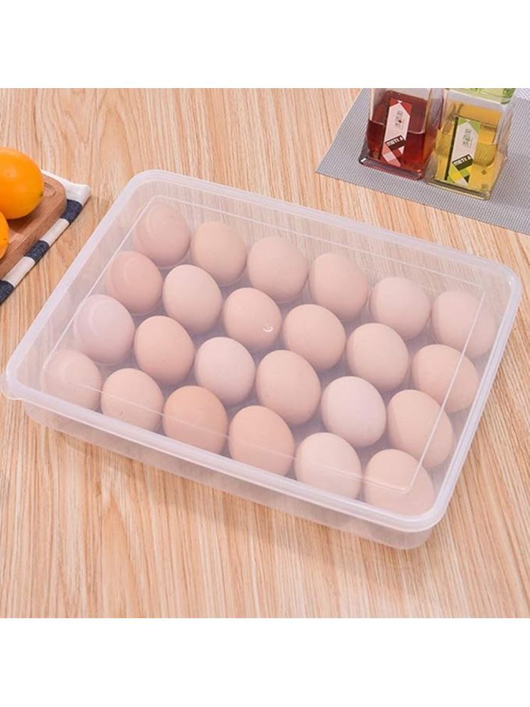     			iview kitchenware 24 Grid Egg Storage Plastic Transparent Egg Container ( Set of 1 )