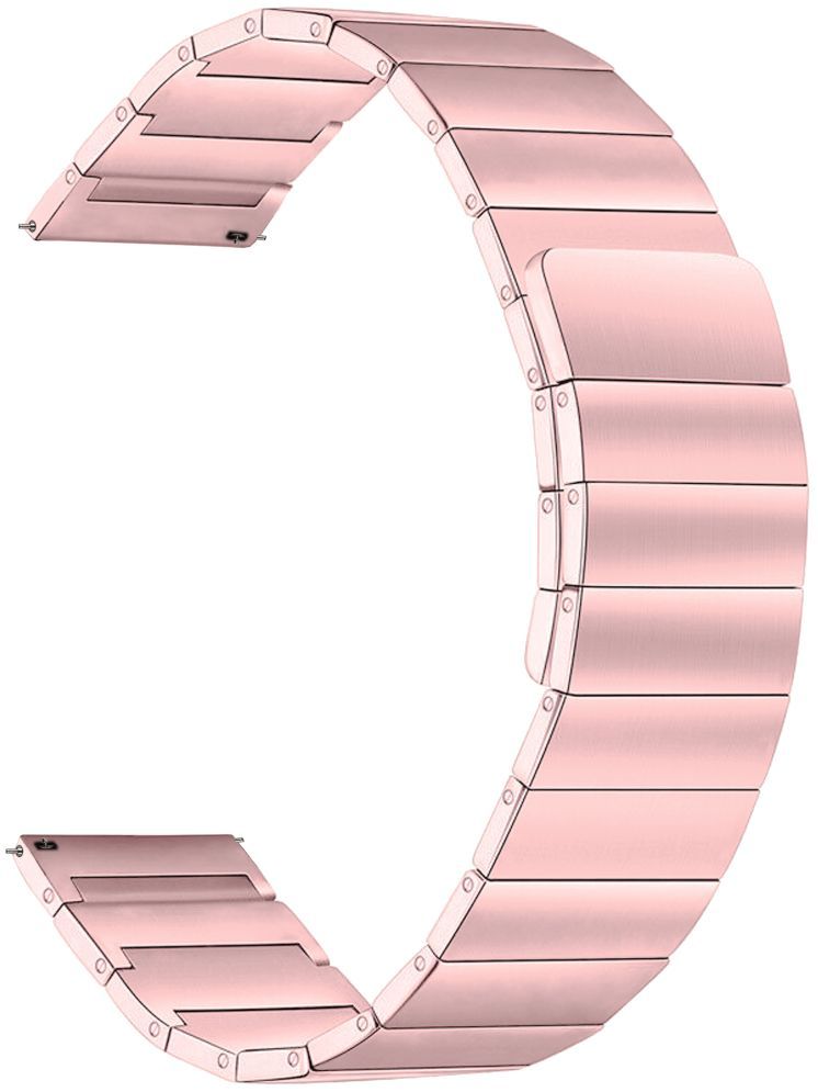     			ACM Watch Strap Magnetic Metal Stainless Steel 22mm compatible with Fastrack Styler Fs2 Pro Smartwatch Belt Luxury Band Pink