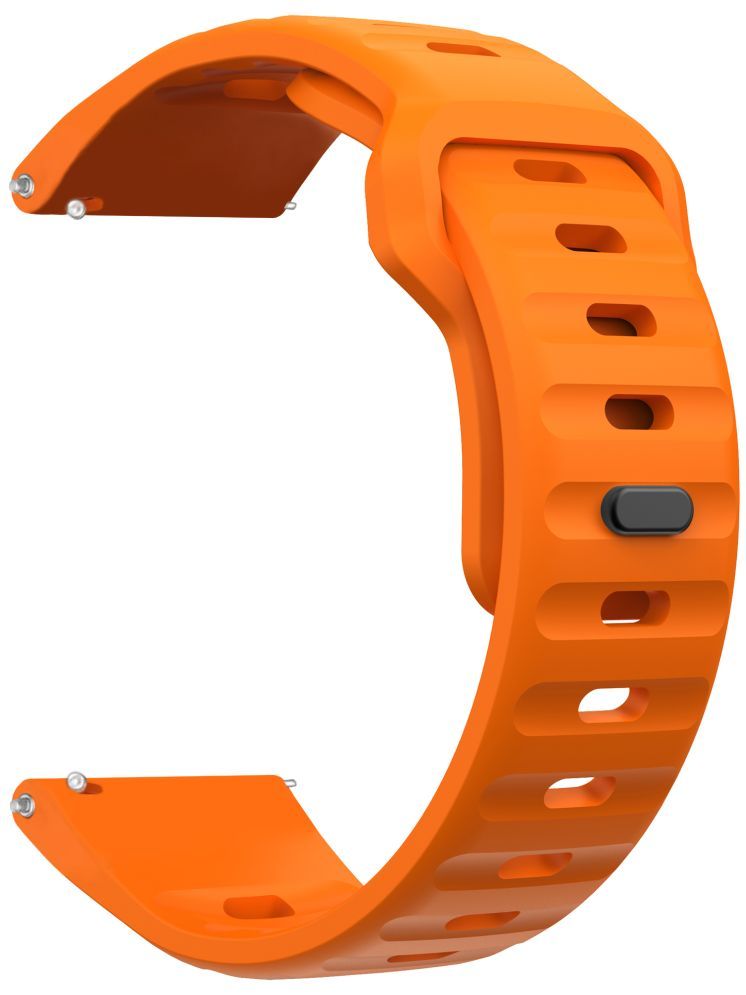     			ACM Watch Strap Sports Silicone Belt 22mm compatible with Acwo Fwit Go-On Ultra Smartwatch Breatheable Band Fluorescent Orange