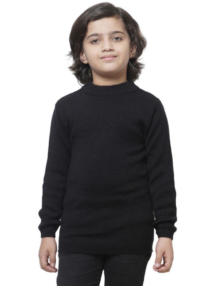     			IndiWeaves Pack of 1 Boys Woollen Blend Sweater ( Black )