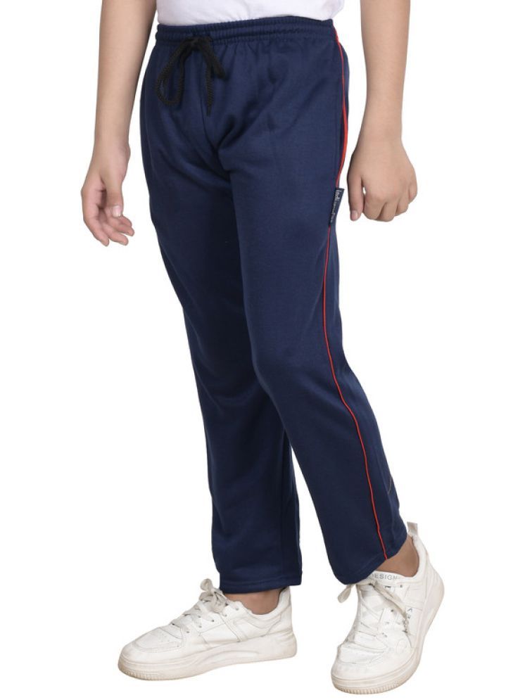     			IndiWeaves Pack of 1 Boys Fleece Trackpant ( Navy Blue )