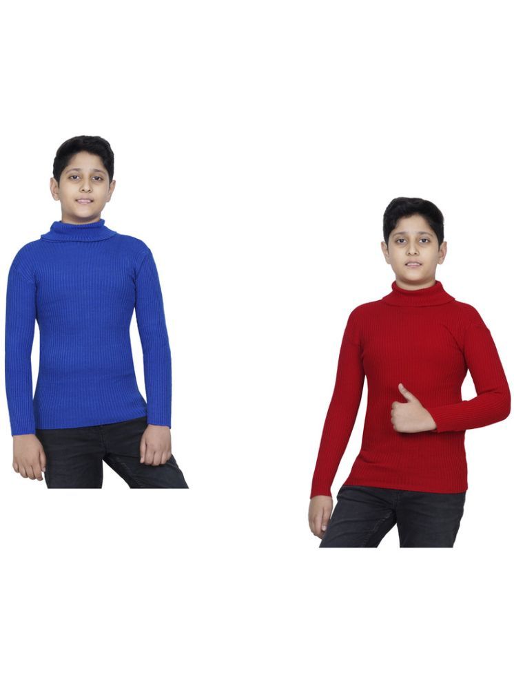     			IndiWeaves Pack of 2 Boys Woollen Blend Sweater ( Multicolor )