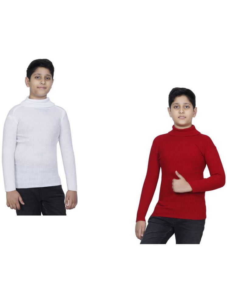     			IndiWeaves Pack of 2 Boys Woollen Blend Sweater ( Multicolor )