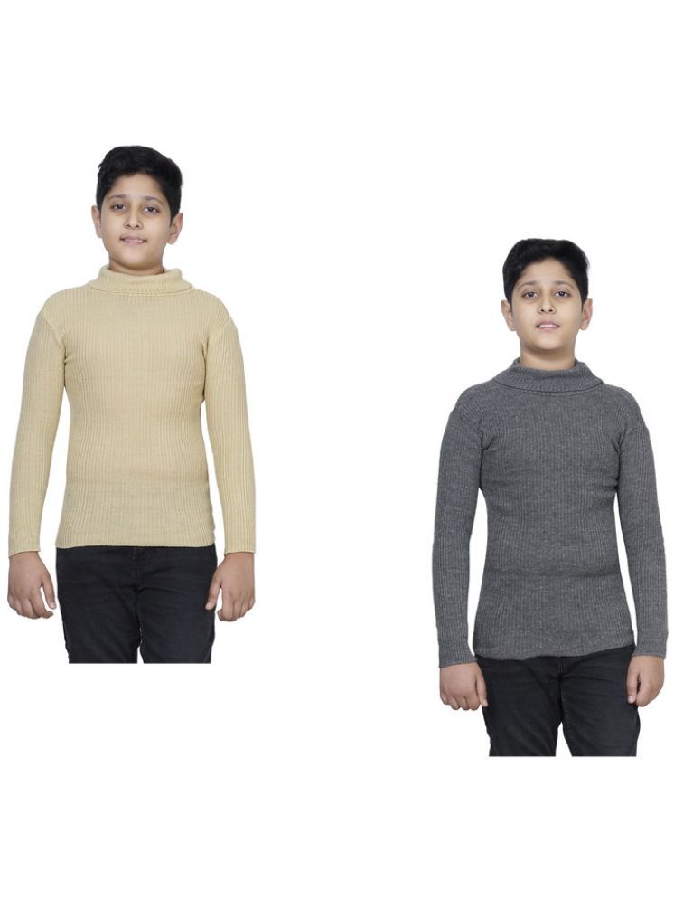     			IndiWeaves Pack of 2 Boys Woollen Blend Sweater ( Multicolor )