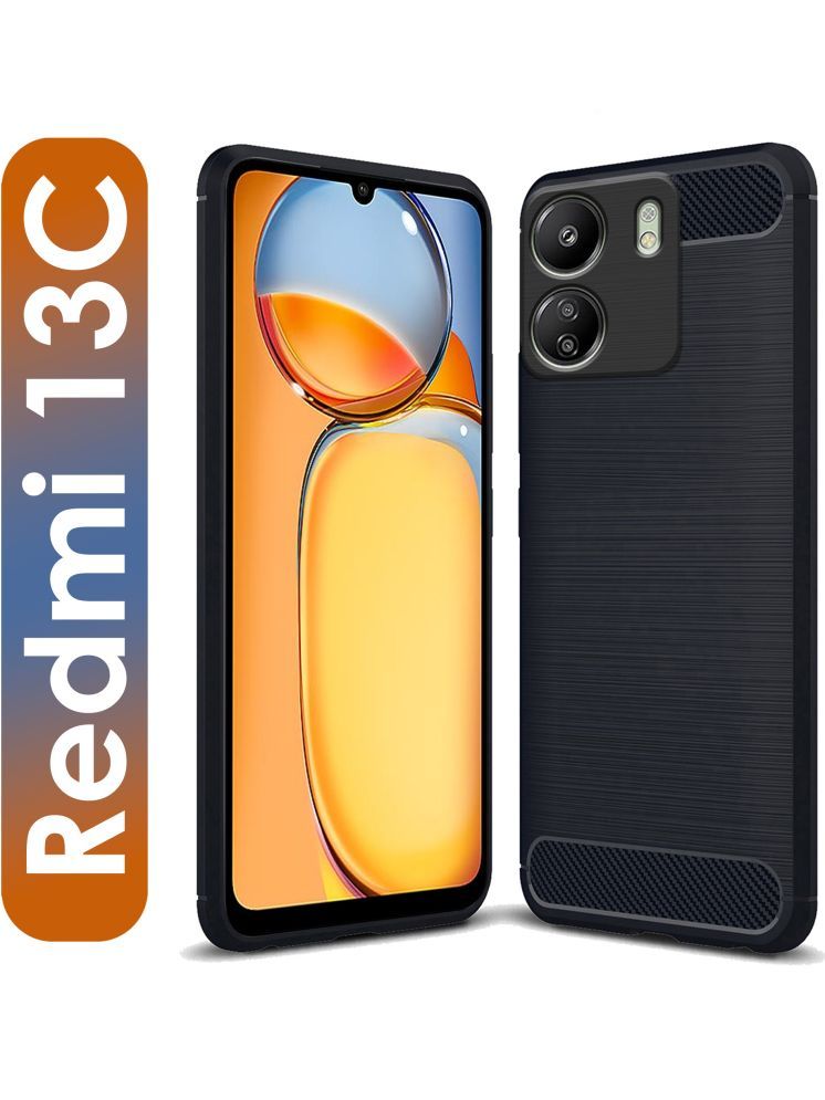     			Knotyy Plain Cases Compatible For Rubber Redmi 13C 4G ( Pack of 1 )