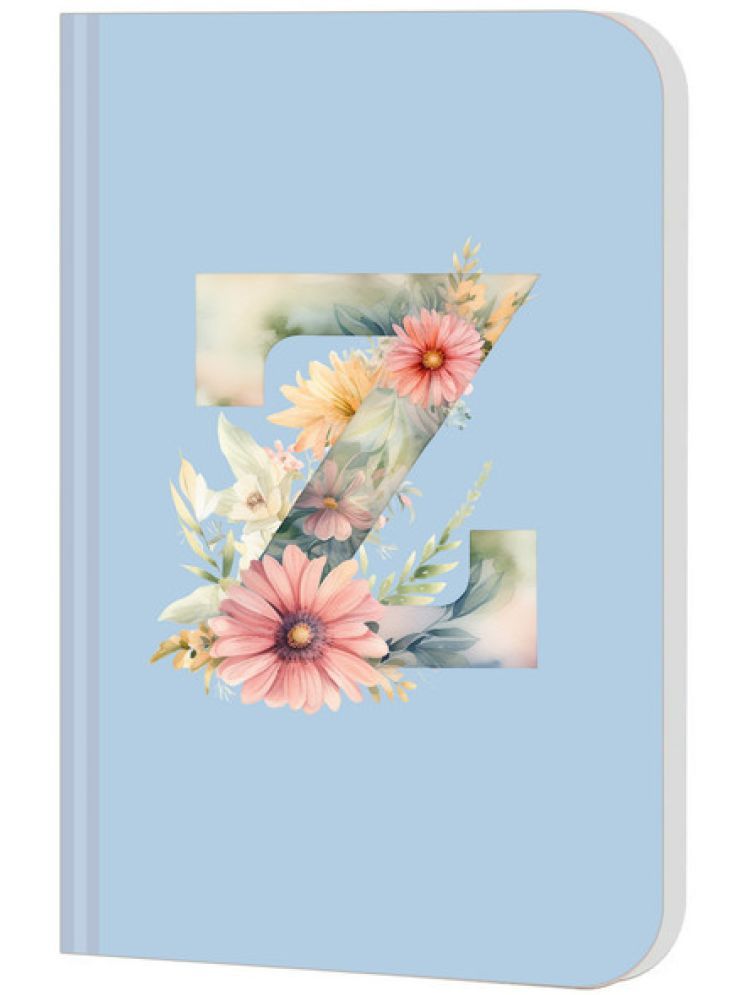     			Sketchfab Premium Soft Bound Notebook Diary for Girls, Boy and Women (A5, 80 GSM, 144 Unruled  Pages) Floral Design Z Lasercut Regular A5 For Office School College Unruled Pages Journal, Gift (Initial Z)