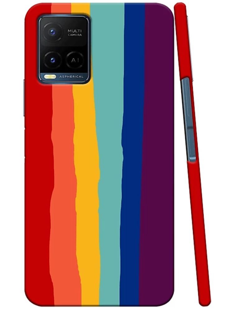     			T4U THINGS4U Multicolor Printed Back Cover Polycarbonate Compatible For Vivo y21t ( Pack of 1 )