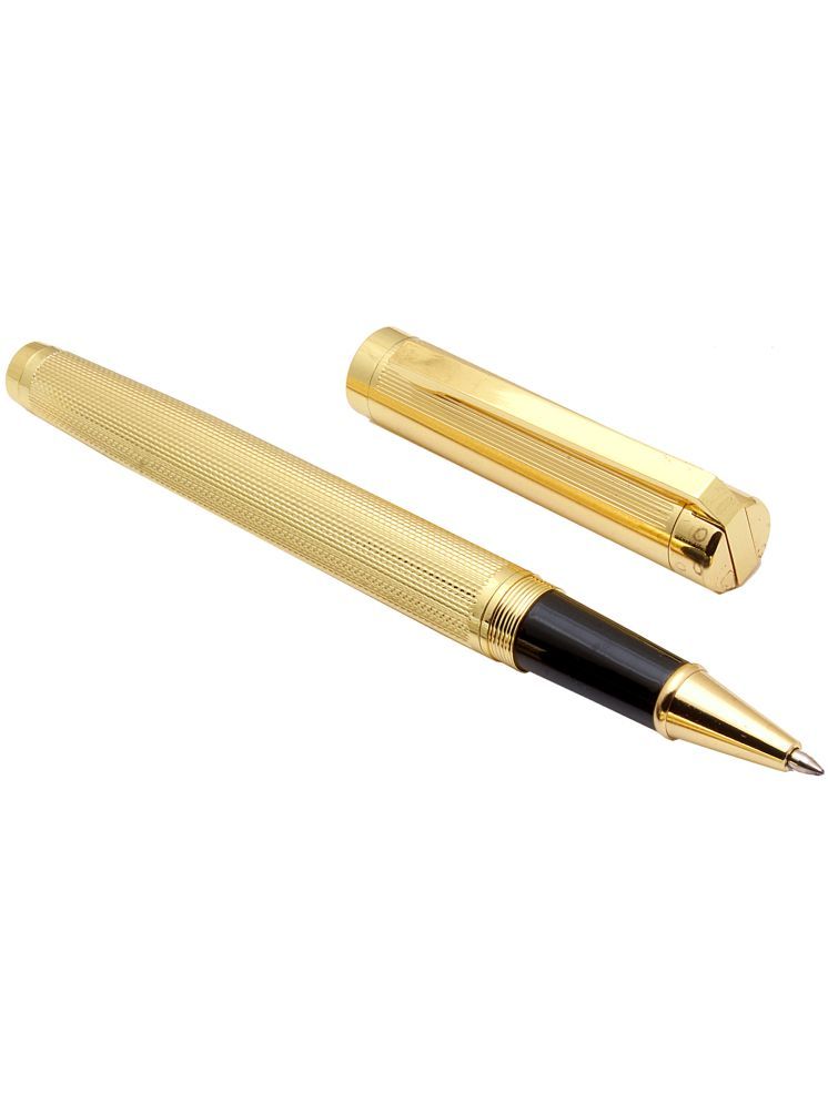     			155 Gold Plated Metal Body Rollerball Pen Ideal For Gifting