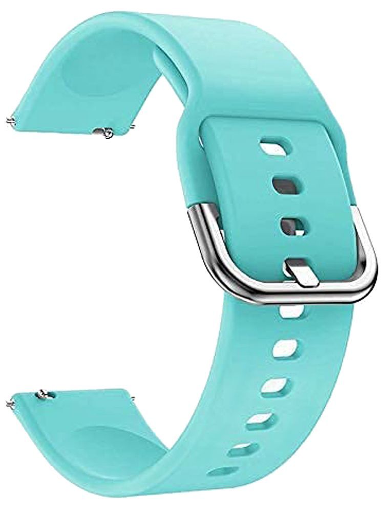     			ACM Watch Strap Silicone Belt 22mm compatible with Fastrack Revoltt Fs1 Pro Smartwatch Sports Hook Band Light Blue