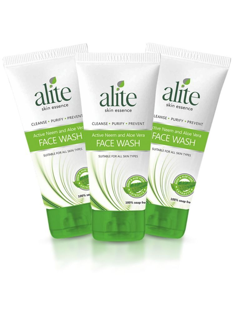     			Alite Active Neem & Aloe Vera Anti Acne Face Wash Cleanser for Radiant Skin 70g ( Pack of 3 )