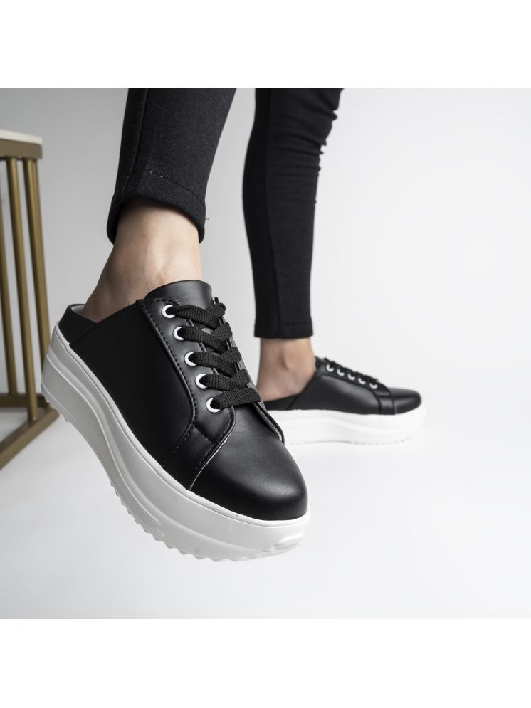     			Stylestry Black Women's Sneakers