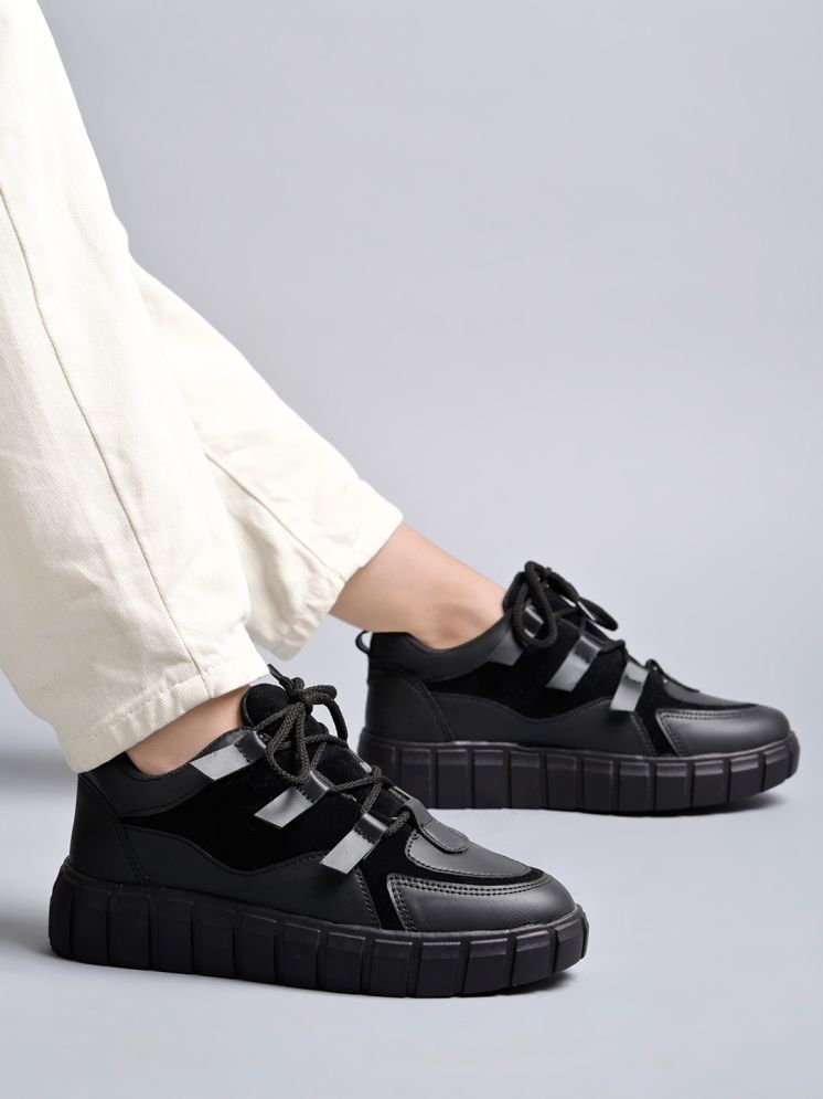     			Stylestry Black Women's Sneakers