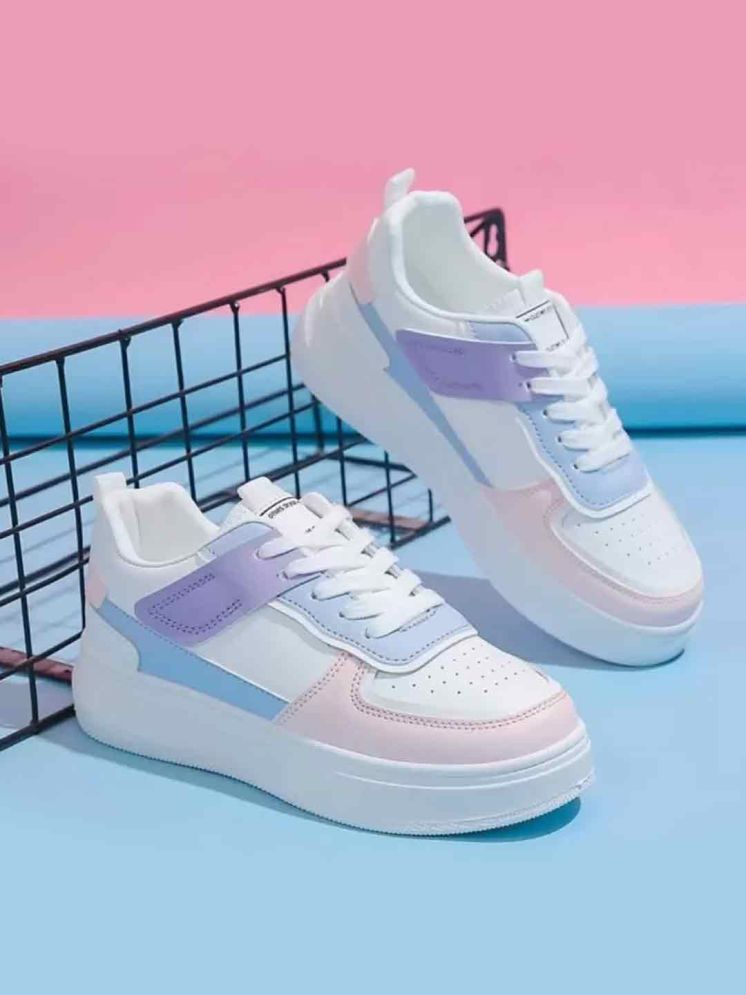     			Stylestry Pink Women's Sneakers