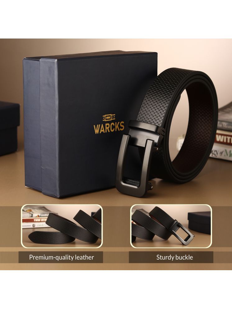     			WARCKS - Black 100% Leather Men's Formal Belt ( Pack of 1 )