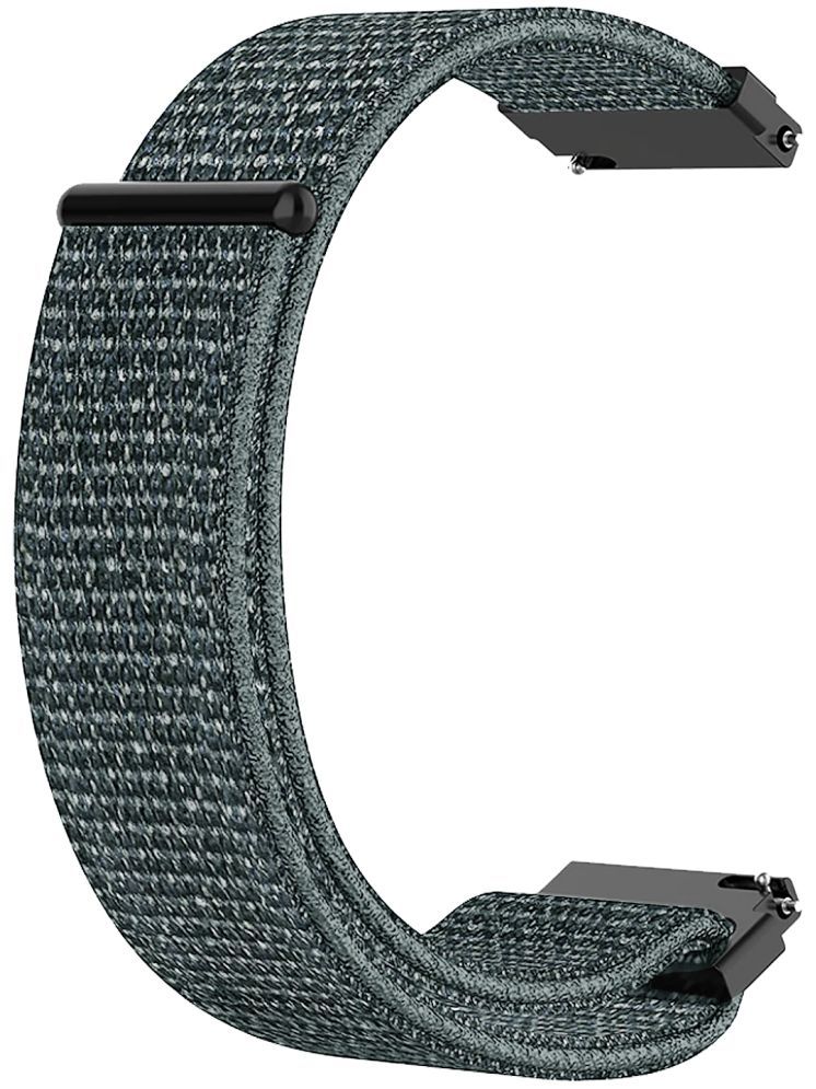     			ACM Watch Strap Nylon Soft 22mm compatible with Fastrack Revoltt Fr2 Pro Smartwatch Sports Band Grey