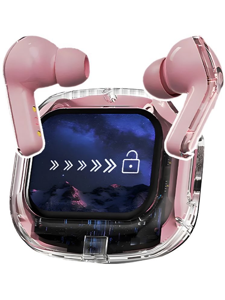     			COREGENIX AIRMAXX Touch ANC Bluetooth True Wireless (TWS) In Ear 30 Hours Playback Low Latency,Powerfull bass IPX5(Splash & Sweat Proof) Pink