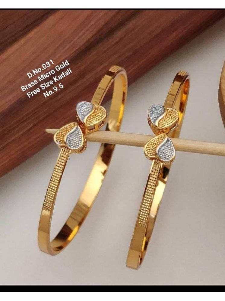     			Shivay Fashion Gold Bangle Set ( Pack of 1 )