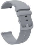 ACM Watch Strap Silicone Belt 22mm compatible with Fastrack Astor Fr2 Pro Smartwatch Color Hook Band Grey