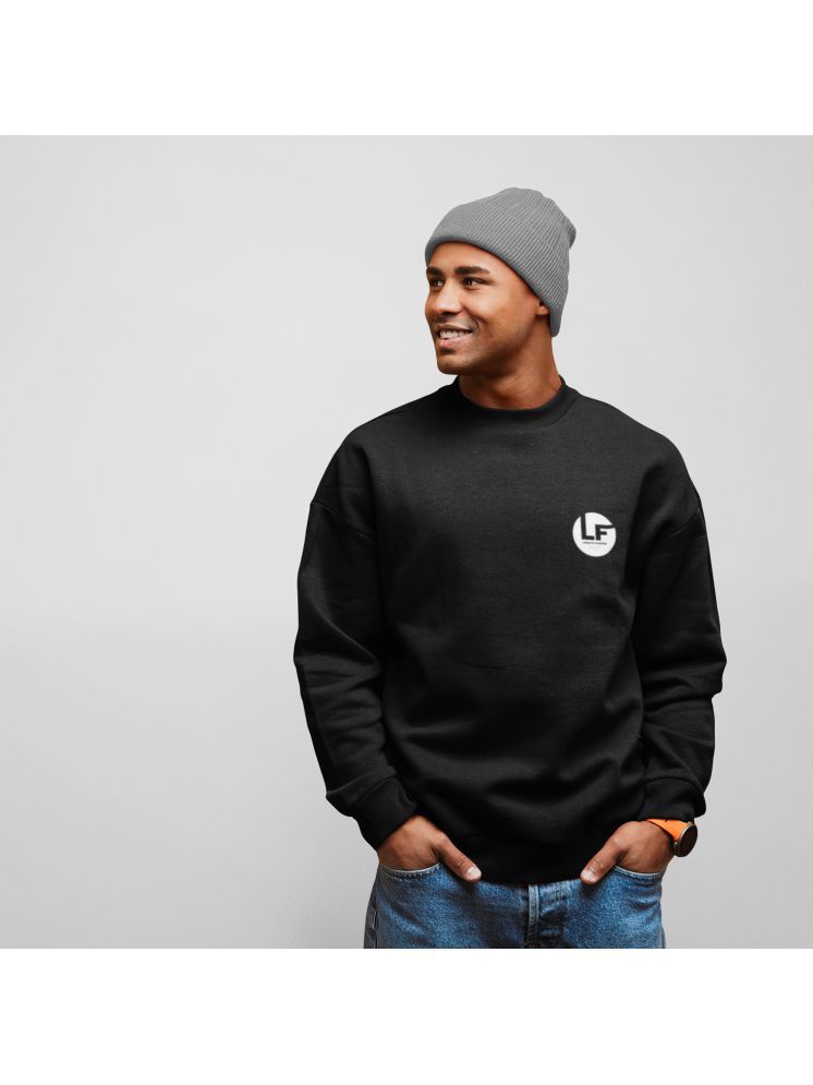     			LAMATE Polyester Round Neck Men's Sweatshirt - Black ( Pack of 1 )