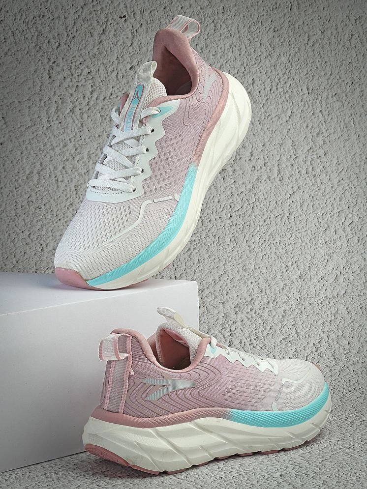     			Action - White Women's Running Shoes