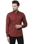 Red Tape 100% Cotton Regular Fit Solids Full Sleeves Men's Casual Shirt - Red ( Pack of 1 )