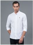 Red Tape 100% Cotton Regular Fit Solids Full Sleeves Men's Casual Shirt - White ( Pack of 1 )