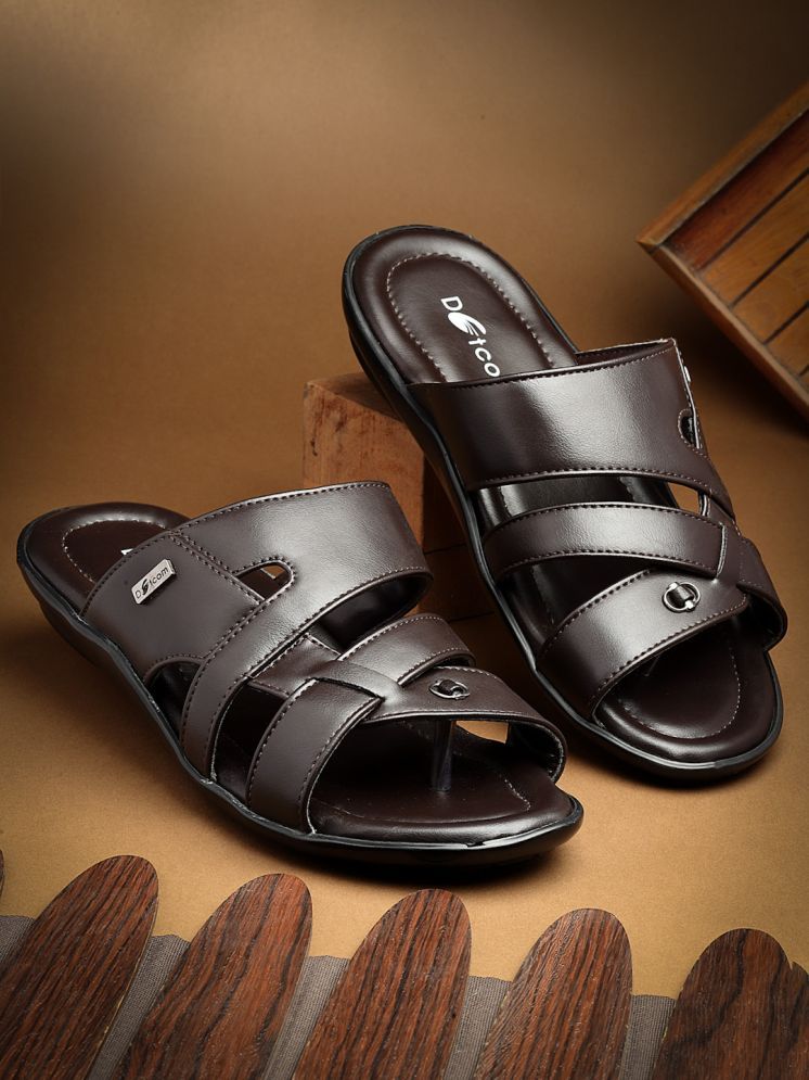     			Action - Brown Men's Sandals