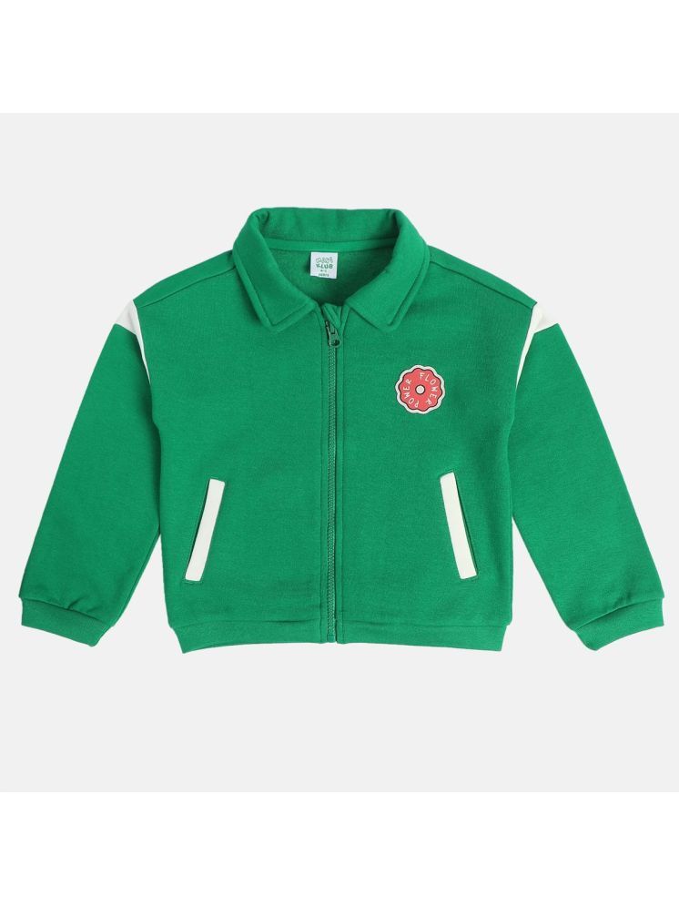     			MINI KLUB Girls Cotton Light Weight Jacket For ( Pack of 1 , Green )