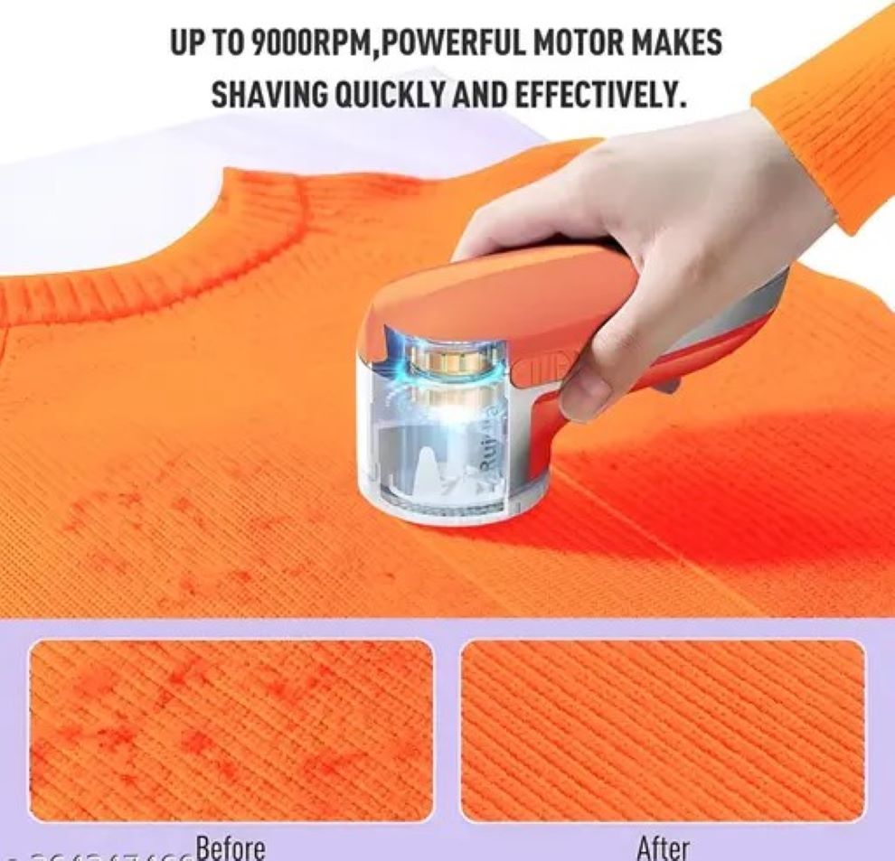     			Lint remover Orange Fabric Cleaning Kit