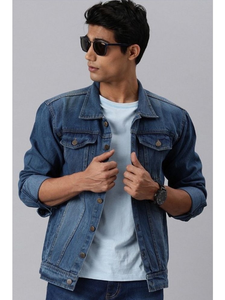     			VOGATI Denim Men's Denim Jacket - Blue ( Pack of 1 )