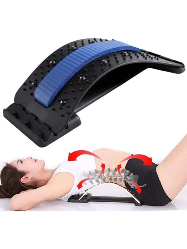     			HORSE FIT  Back Massager Magic Stretcher Lumbar Support Spine Waist Pain Relax Fitness Tool, for Lower and Upper Back Massager and Support, Lumbar Support for Office Chair