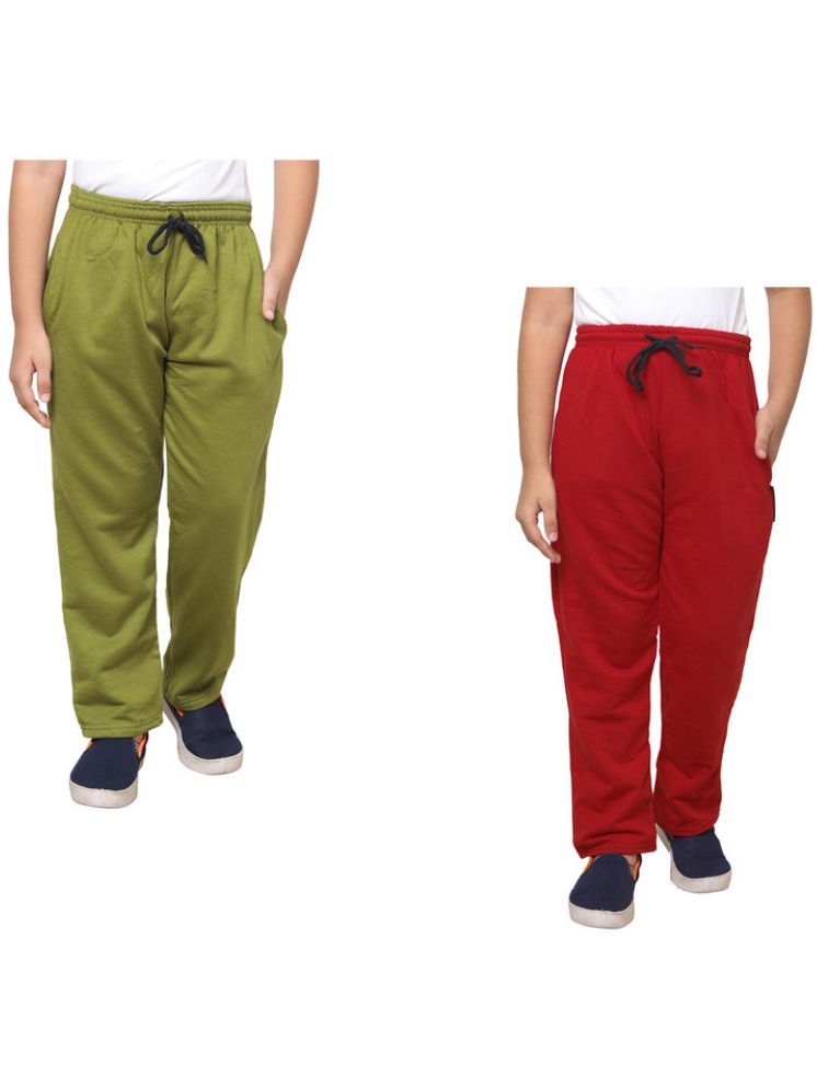     			IndiWeaves Pack of 2 Boys Fleece Trackpant ( Multicolor )