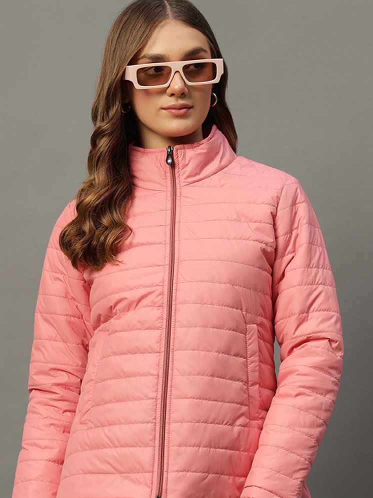     			Nuovo - Polyester Blend Pink Puffer