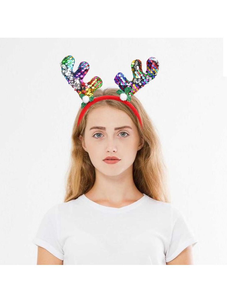     			eCraftIndia Embellished Christmas Headband