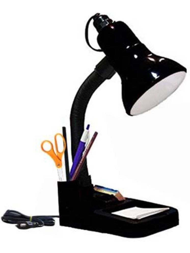     			SPARKWORLD Black Study Table Lamp ( Pack Of 1 )