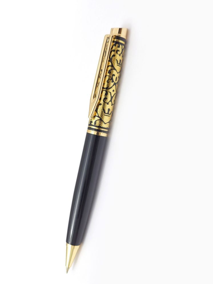     			UJJi Antique Design Golden Cap Brass Material Metal Ball Pen