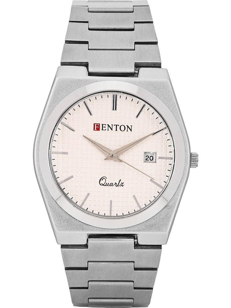     			Fenton silver Stainless Steel Analog Men's Watch